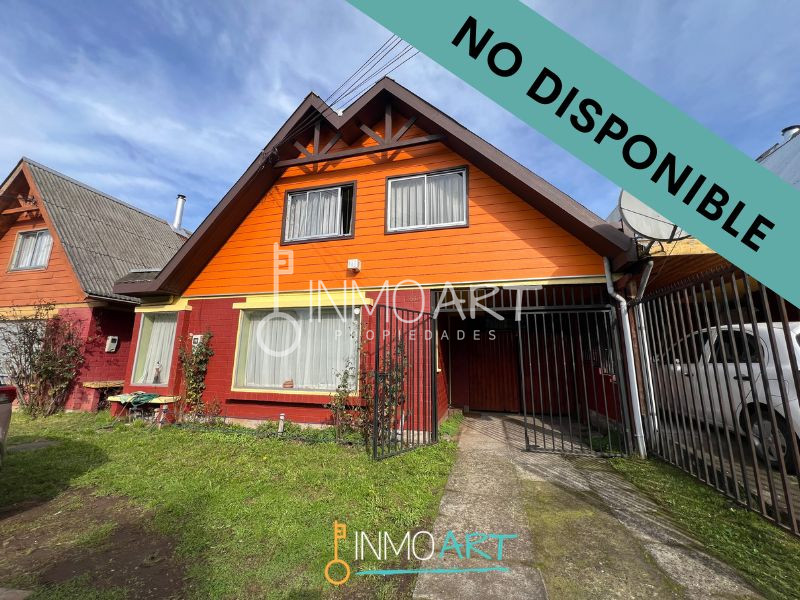 NO DISPONIBLE amplia casa en Parque Alcántara, Temuco